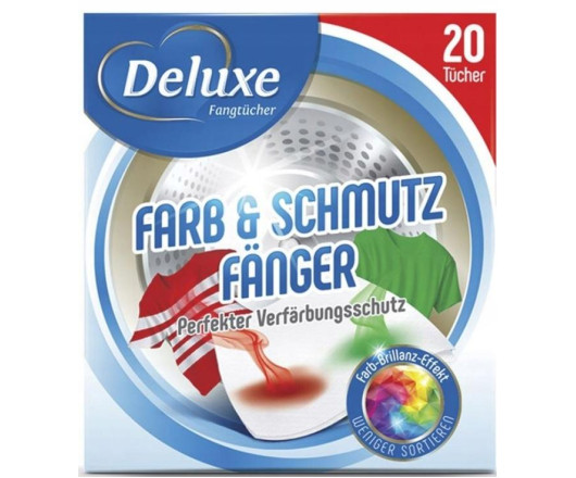 Deluxe серветки для прання кольорових речей 20 (48)