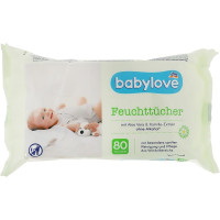 Babylove серветки Aloe Vera 80шт (4)