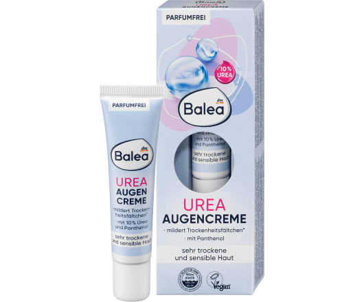 Balea крем для очей  Urea SPF 10 (з роликом) 15ml