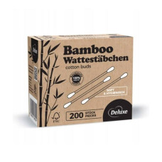 Deluxe ватні палички  Eco Bamboo 200шт