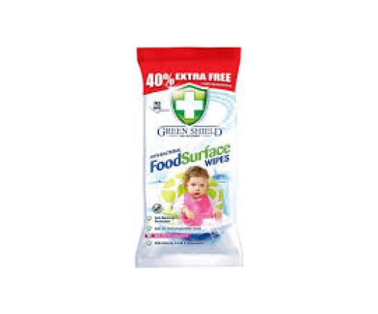 Green Shield серветки вологі для прибирання Anti-Bacterial 70шт 