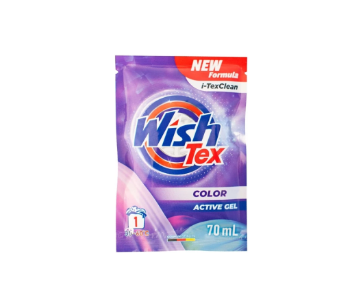 Wishtex гель для прання кольорових речей 70ml (50)