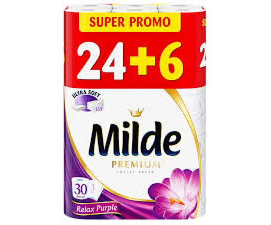 Milde premium туалетний папір 30р 3шари