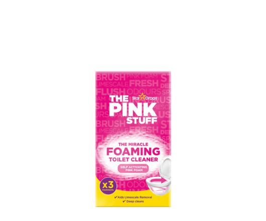 Pink Stuff порошок для туалету Miracle Foaming Toilet Cleaner 3x100g (12)