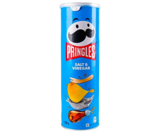 гурт чіпси Pringles salt vinegar 165г 28.03.25(19)