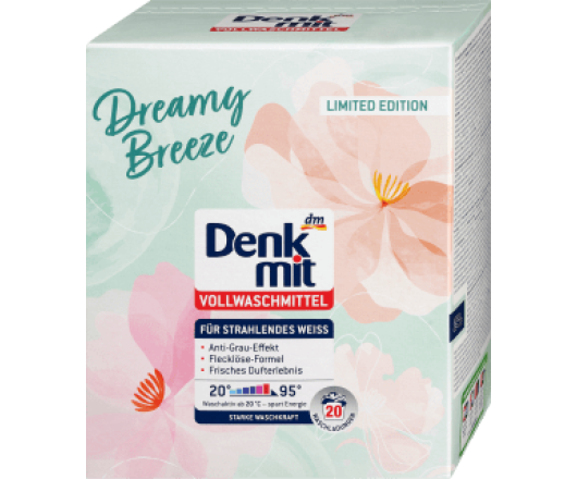 Denkmit порошок для прання Vollwaschmittel Dreamy Breeze 20п 1,3кг