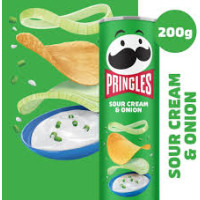 гурт чіпси Pringles  Sour Cream Onion 200г до 30.12.25 (19)