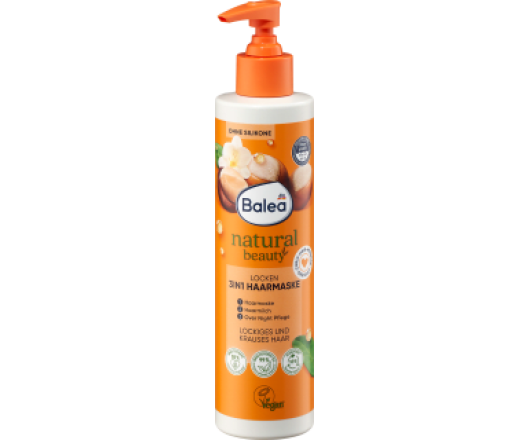 Balea Natural маска для волосся 3в1 з дозатором Beauty Locken 250ml