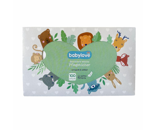 Babylove серветки сухі 100шт