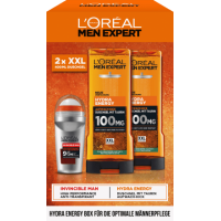 Loreal MEN подарунковий набір 2х400мл гель для душу + кульковий дезодорант