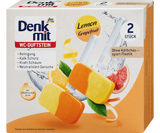 Denkmit WC вішалка для унітазу Lemon & Grapefruit 2шт (8)