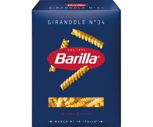 гурт Barilla макарони №34 Girandole Torsades  500г 08.27 (24)