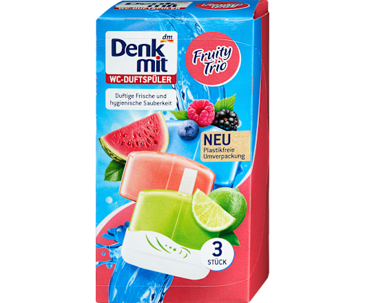 Denkmit WC вішалка для унітазу Fruity Trio 165 мл