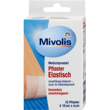 Mivolis пластир Elastisch 10x6cm 