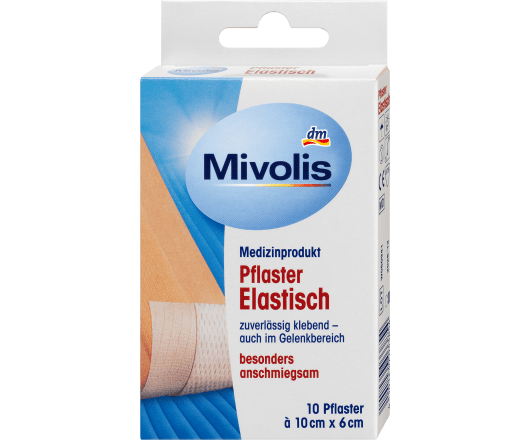 Mivolis пластир Elastisch 10x6cm 