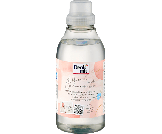 Denkmit рідина для миття підлоги Allzweck- und Bodenreiniger Natron Meeresmineralien, 600 ml