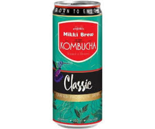 гурт MIKKI BREW напій 330мл слабогазований комбуча Classic ж/б  30.01.26 (12)