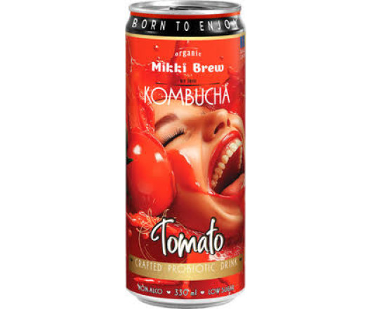 гурт MIKKI BREW слабогазований комбуча Tomato 330ml  ж/б (12)