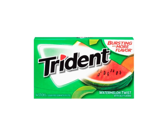 гурт жуйки Trident Watermelone Sunrise 23гр 11.01.26(12)
