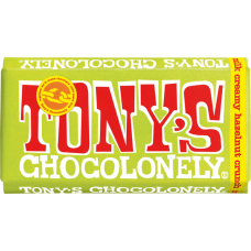 гурт шоколад Tonys Hazelnut Cranch 180г 21.11.25