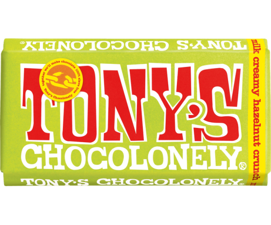 гурт шоколад Tonys Hazelnut Cranch 180г 21.11.25