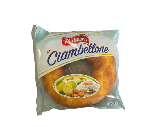 гурт пончик  з лимоном Piu Buono l Ciambellone 18.08.25 400г (4)