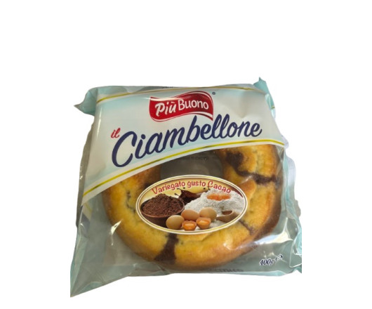 гурт пончик зі смаком какао Piu Buono l Ciambellone 19.08.25 400г (4)