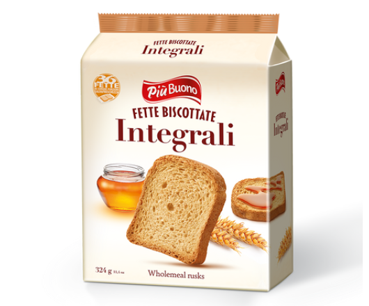 гурт сухарі цільнозернові Piu Buono Fette Biscottate Integrali 29.12.25 324г (14)