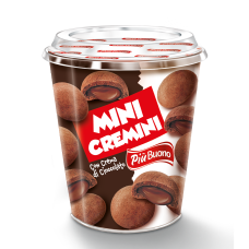 гурт печиво з шоколадним кремом Piu Buono Mini Cremini Cioccolato 22.04.26 125г