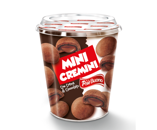 гурт печиво з шоколадним кремом Piu Buono Mini Cremini Cioccolato 22.04.26 125г