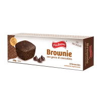 гурт брауні Piu Buono Brownie Con Gocce Di Cioccolato з шоколадною стружкою 28.11.25 200г (12)
