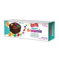 гурт брауні Piu Buono Brownie Happy Praline з шоколадом праліне 28.11.25  160г (12)