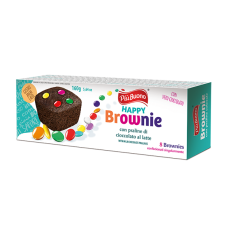 гурт брауні Piu Buono Brownie Happy Praline з шоколадом праліне 28.11.25  160г (12)