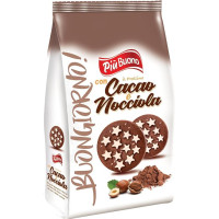 гурт печиво Piu Buono Frollino з какао та лісовим горіхом 13.01 26 250г (12)