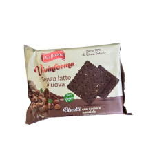 гурт печиво Piu Buono Bisco Cacao E Nocciole з какао та лісовим горіхом 13.01.26 200г (12)
