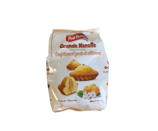 гурт тістечко Piu Buono Gran Nanette з абрикосом 10.12.25 200г (14)