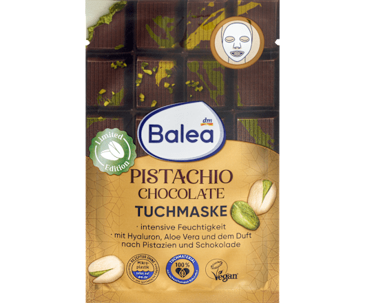 Balea маска тканина Pistachio Chocolate 1шт