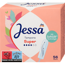 Jessa Тампони Super 4 краплі 56 шт