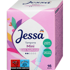 Jessa Тампони Mini з Аплікатором 2 каплі 16 шт