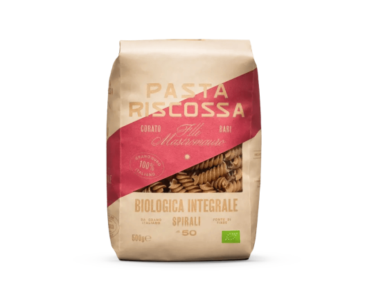 гурт Riscossa макарони Biological  Integrale №50 спагетті SPIRALI 500г до 15.09.26 (20)