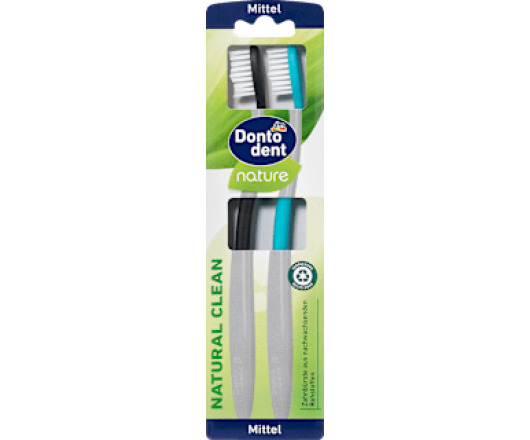 Dontodent зубна щітка Natural Clean mittel 2шт