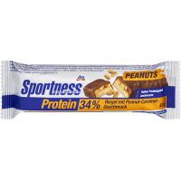 Sportness протеїновий батончик 34% Peanut смак арахісово-карамельний 40г