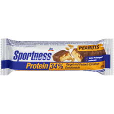Sportness протеїновий батончик 34% Peanut смак арахісово-карамельний 40г
