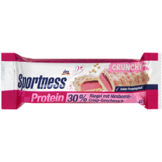 Sportness протеїновий батончик 30% Crunchy смак малинового хрусту 40г