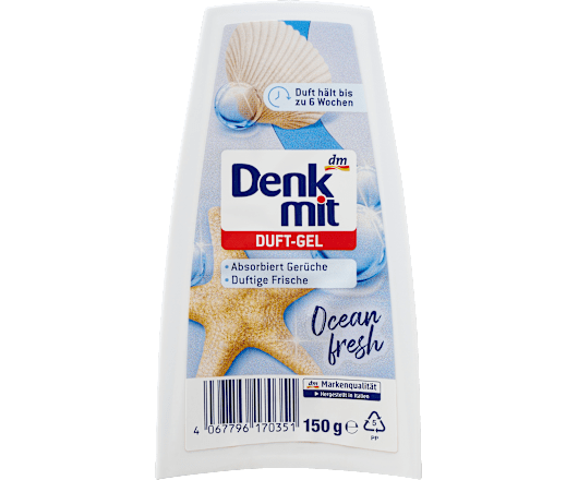 Denkmit освіжувач повітря гелевий Duft-Gel Ocean Fresh 150г (12)