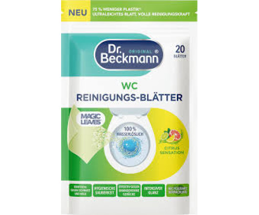 Dr. Beckmann серветки WC Reinigungs-Blätter Citrus Sensation 20шт (12)