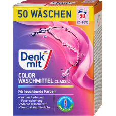 Denkmit порошок для прання Colorwaschmittel, 50п