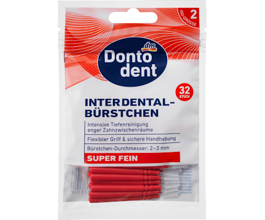 Dontodent зубочистки interdental (червоні) 32шт