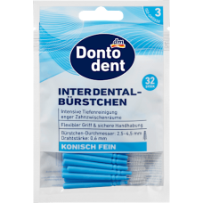 Dontodent зубочистки Konisch fein (сині) 32шт