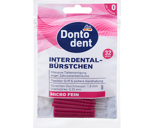 Dontodent зубочистки Micro Fein (рожеві) 32шт